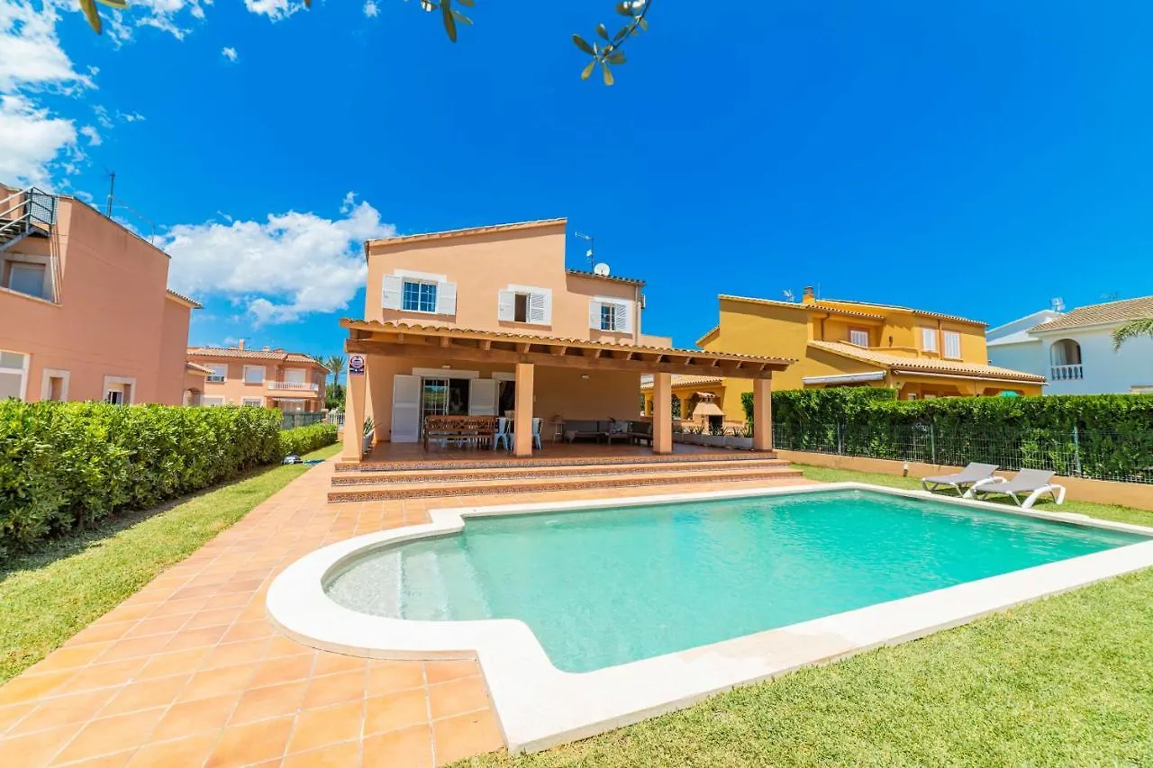 Villa Joana Barcares For 10 With Swimming Pool Alcudia  Spain