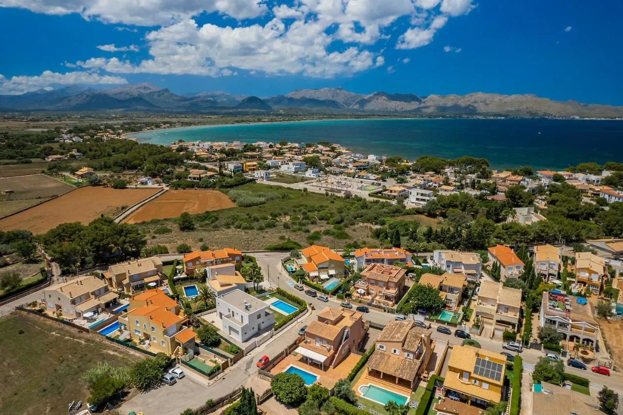 Villa Joana Barcares For 10 With Swimming Pool Alcudia