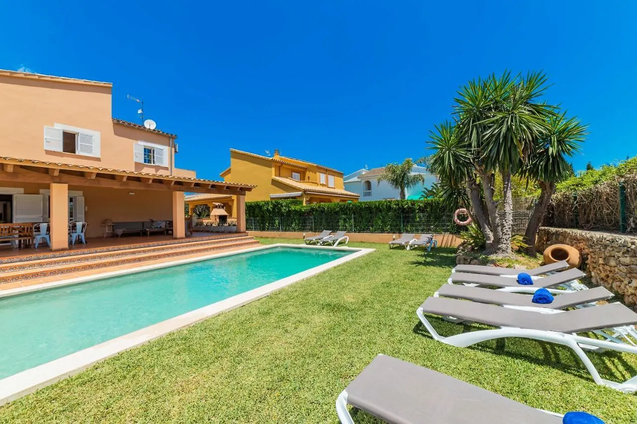 Villa Joana Barcares For 10 With Swimming Pool Alcudia  Spain