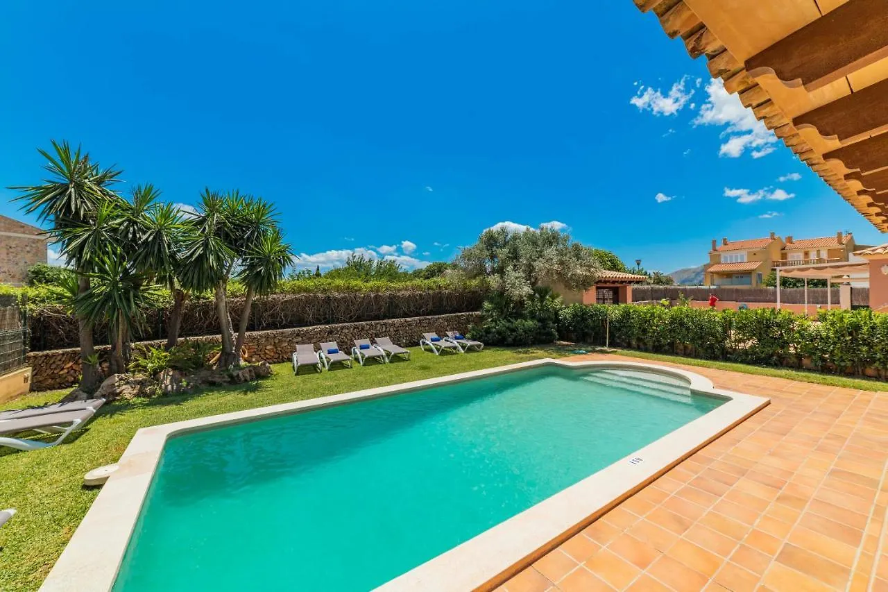 Villa Joana Barcares For 10 With Swimming Pool Alcudia